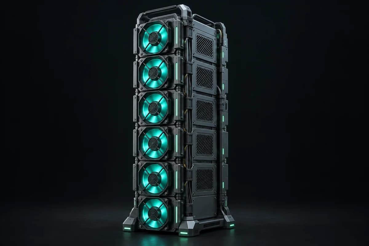 Core, an illustrative futuristic mining machine